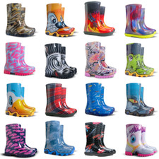 Niño Niña Niños Botas de Agua Botas Agua Rainy Botas Talla UK 4 de -2.5 Botas de niño price