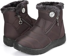 Botas de nieve invierno para niños después de niño cálido marrón 32eu Botas de niño price