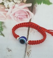 Hermosa Pulsera Roja Bebé - Hecha a Mano con Cordón de Nylon de 1mm para Bebés Pequeños Mal Ojo Cuentas para bebé price