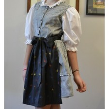 Traje +Camisa+Delantal de Estilo Tirolés T.158 / 11-12 Años T- Camisa de niña price