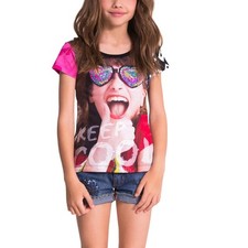 Moda DESIGUAL de Niña Artozqui T - Camisa - 50T30E8-2000-4 T- Camisa de niña price
