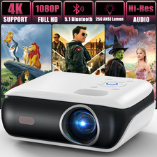 Proyector de películas de cine en casa HAPPRUN H1 1080P tamaño de pantalla de 200" - totalmente nuevo Projector price
