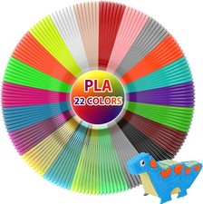 Filamento de pluma 3D de 22 colores 1,75 mm PLA 10 pies cada uno, 220 pies en total para impresión 3D Filament price
