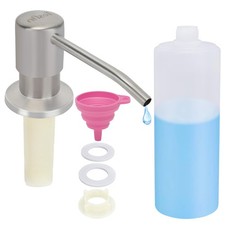 Dispensador de jabón fregadero cocina con bomba incorporada y botella rellenable Jabón Dish price