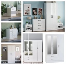 Juego de Muebles de Dormitorio Cómoda 2/3/4 Puertas Armario Mesita de Noche Cómoda/ Vanity Mesa price