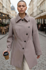 Impermeable Trench para mujer abrigo corto pieza de diseño talla 38 color beige Trench Abrigo de mujer price