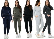De Mujer Manga Larga Liso Ropa Descanso Set Informal Cómodo Dos Piezas Chándal Chándal de mujer price