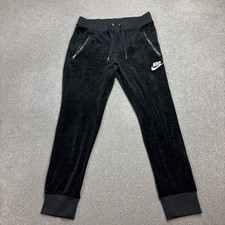 Pantalones de chándal Nike para mujer medianos negros Y2K Swoosh holgados hip... Chándal de mujer price