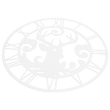 Pegatina de pared espejo acrílico reno redondo con números romanos 25 cm reloj hágalo usted mismo Wall Reloj price