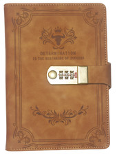 Cuaderno vintage con contraseña, 200 páginas, de cuero, diario bloc de notas Cuaderno price