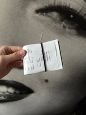 Cartera de cuero Supreme x MM6 Maison Martin Margiela recibo de papel blanca rara Y2K Cartera de hombre price