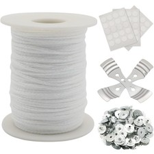 Carrete de mechas para velas + 200 soportes metálicos para manualidades Candle Soporte price