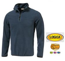 Anubis Sudadera de Trabajo Hombre Talla 2XL Microfleece Térmico Cremallera Azul Sudadera de hombre price