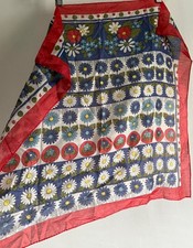ROJO MULTICOLOR FLORAL CUADRADO BUFANDA PAÑUELO BOLSO BUFANDA MULTIFUNCIONAL 69x65cm Headscarf price