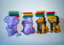 JUEGO SORPRESA INFANTIL - ANIMALES CON CRAYONES DE CERA 1993 - JUGUETES FIGURAS COLECCIONABLES Wax Crayons price