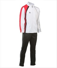 Asioka chándal para hombre, talla L, pantalones negros, sudadera blanca y roja Chándal de hombre price