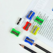 Color Random Pencil Sharpener Single Hole Plastic Sharpener Student Stationery Pencil Sharpener price