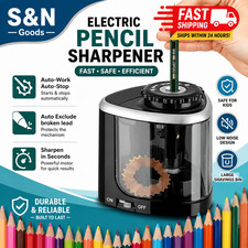 Sacapuntas eléctrico de escritorio automático 6-8 mm para estudiantes de oficina escolar Reino Unido Pencil Sharpener price