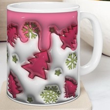 Taza estilo árbol de Navidad perfecta 11 oz taza de café regalos lindo divertido Christmas Tree price