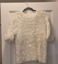 AbriGo De Lana Para Mujer Talla L / Blusa Lana para Mujer Talla L Color Blanco Overcoat de mujer price