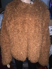 Nuevo Abrigo De Mujer Talla XL Color Marrón Manga Larga #1 Overcoat de mujer price