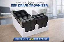 TRAY ORGANIZER FOR 30X 2.5" SSD HARD DRIVES DRIVES WHITE Hard Drives price