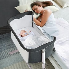 RONBEI Cuna de bebé Mesita de noche Fácil de montar Cuna para bebé/Infa... Cuna price