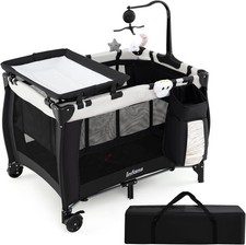 Cuna De Bebe Para Junto Cama Plegable Portatil Con y Juguetes Giratoria Cuna price
