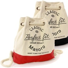 Manoro Mochila Rucksack de Lona para Mujer Bolso Bolso Saco OTK216X Mochila de mujer price