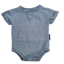 Body Little Bipsy Bolsillo Frontal Manga Corta Niños 3-6m Terry Francés Algodón Body para bebé price