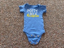 Body recién nacido Little Wonders Boys Potty Like a Rockstar Body para bebé price