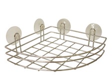 (33794) SOPORTE ESTANTERIA ESTANTE ESQUINERA BAÑO VENTOSAS Baño Estante price