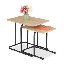 Mesas auxiliares Mesita decorativa Mesita auxiliar Mesa auxiliar salón Pack de 2 Mesita price