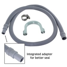 Manguera de drenaje de salida de extensión tubo de agua para lavadora Creda kit de 1,5 m Washing Máquinas price