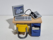 Playmobil Mesa Escritorio Oficina Despacho Ordenador Archivo Central Banco Oficina Ordenador Escritorio price