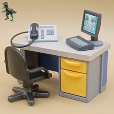 Playmobil escritorio de oficina-mesa despacho-ordenador-comisaria de policia Oficina Ordenador Escritorio price