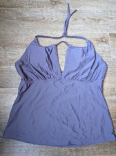 Tankini de inmersión halter periwinkle talla grande Envya Swimwear 2X Bikini price
