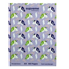 Tapa Dura Cuaderno Hilo Cosido 160 Páginas Fino y Margen - Cubierta Diseño Unicornio Cuaderno y Notepad price