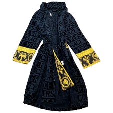 Bata de baño barroca Versace I ♡ para hombre azul marino L Albornoz price