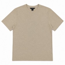 Camisa Banana Republic Luxe Touch Performance Hombre M Beige Cuello Redondo Minimalista Camisa de hombre price