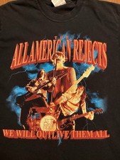 Camisa All American Rejects Talla M Negra Les sobrevive a Todos Camisa de hombre price