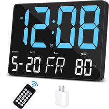 Reloj despertador digital con repetición y temperatura. Despertadores y radios price