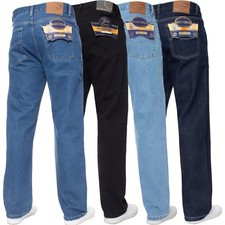 Pantalones de mezclilla pesados calce regular de pierna recta para hombre todos los tamaños de cintura del Reino Unido Jeans/ Denim Pantalones de hombre price