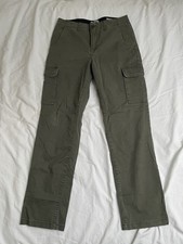 Pantalones cargo TU para hombre W32 L32 verde musgo mezcla de algodón pantalones utilitarios Pantalones de hombre price