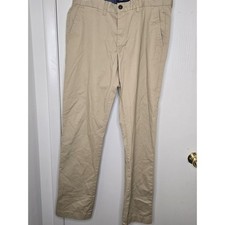 Tommy Hilfiger Hombres Pantalones Chinos Calce Cónico Caqui Tostado Algodón Pantalones Elásticos Pantalones de hombre price