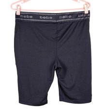 Pantalones cortos de motociclista Bebe negros con cintura de estrás para mujer ropa deportiva Bebé Shorts price