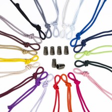 Cordón de algodón con cierre de metal redondo de 6mm para sudaderas y pantalones Pantalones para bebé price