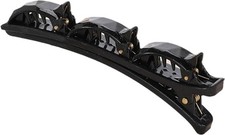 Pinzas para el cabello trenzadas con banda giratoria de doble capa negras pinzas para el cabello delanteras horquilla moda... Horquillas, diademas y bandas para el pelo price