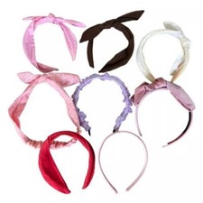 Lote de 8 diademas boho elásticas multicolores florales y lisas para mujer accesorio para el cabello Horquillas, diademas y bandas para el pelo price