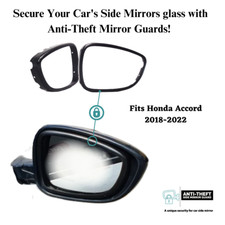 Anti-Theft Side Mirror Guards Fits Honda Accord 2018-2022 Theft Protection Locks Sábana price